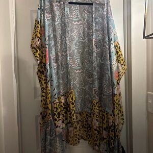 Gigio Multicolor Patterned Kimono